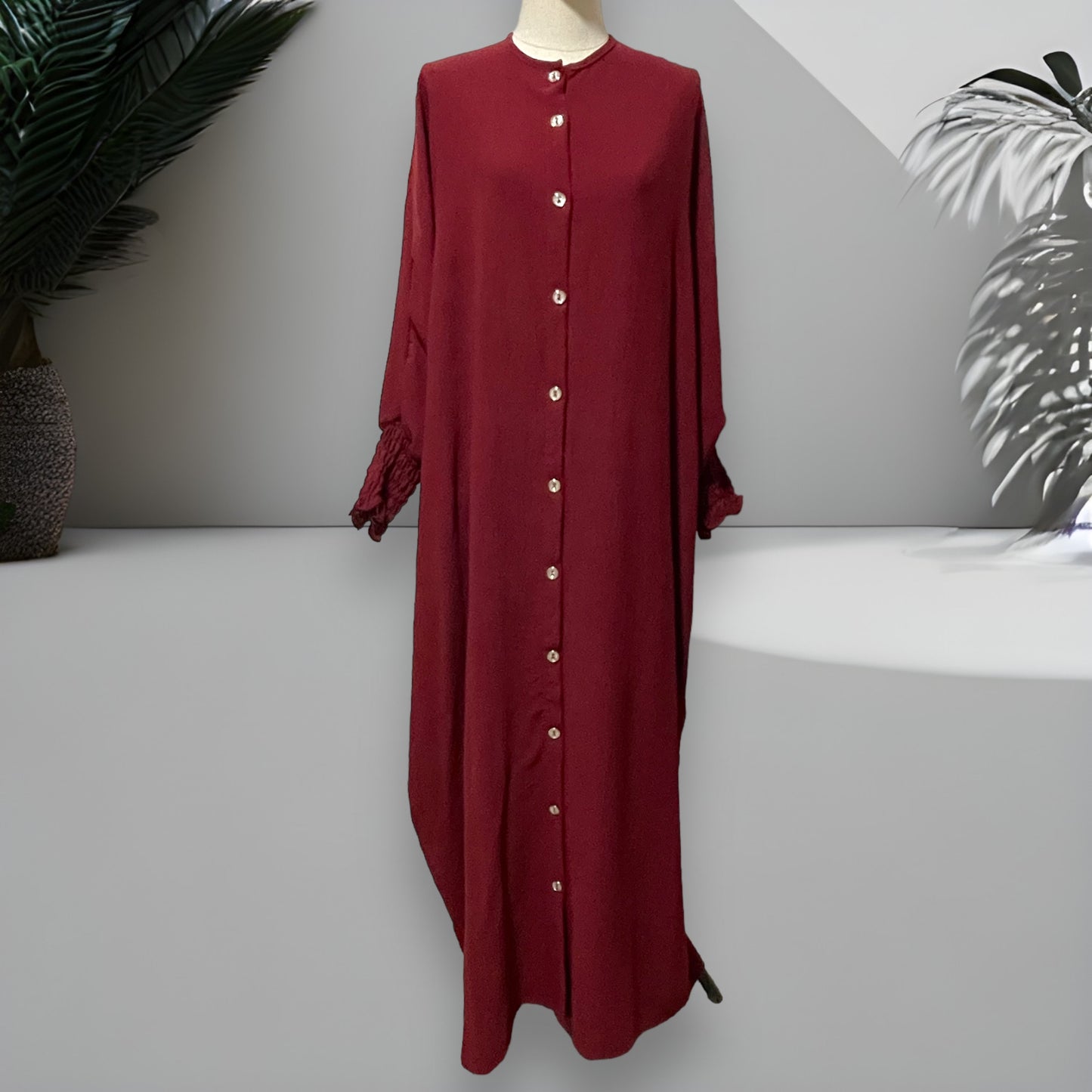 Crinkle Jubah Dress