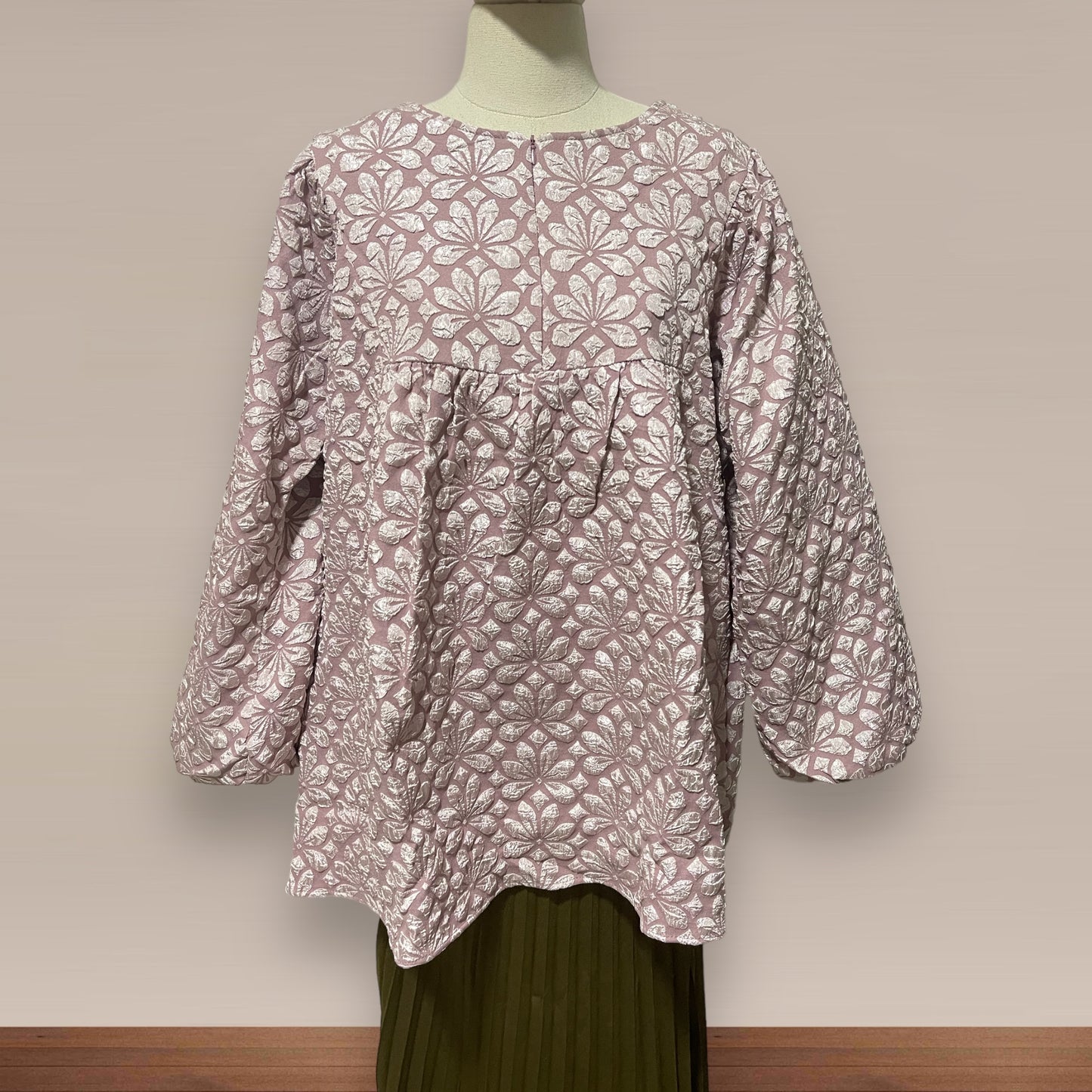 Babydoll Brocade Tunic